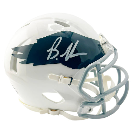 Brandon Graham Signed Philadelphia Eagles 1969-73 Throwback Speed Mini Football Helmet (JSA)
