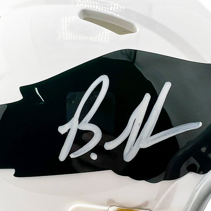 Brandon Graham Signed Philadelphia Eagles 1969-73 Throwback Speed Mini Football Helmet (JSA)