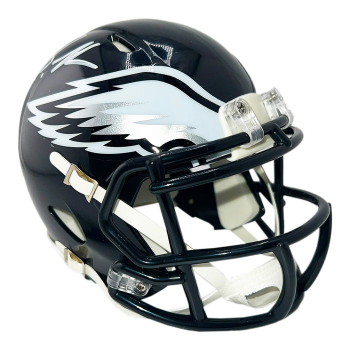 Brandon Graham Signed Philadelphia Eagles Alternate 2022 Speed Mini Replica Football Helmet (Beckett)