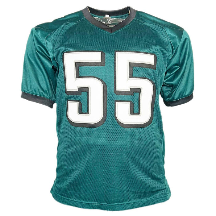 Brandon Graham Signed Philadelphia Green Football Jersey (JSA) - RSA