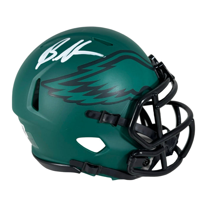 Brandon Graham Signed Philadelphia Eagles Rave Mini Football Helmet (Beckett)