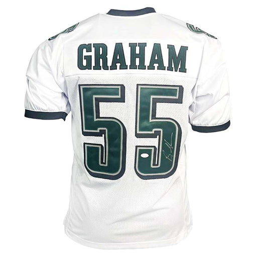 Brandon Graham Signed Philadelphia White Football Jersey (JSA)