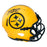 Joe Greene Signed HOF 87 Inscription Pittsburgh Steelers Rave Mini Football Helmet (Beckett)