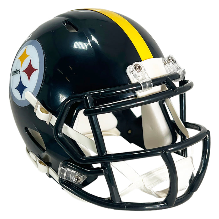 Joe Greene Signed HOF 87 Inscription Pittsburgh Steelers Speed Mini Football Helmet (JSA)