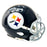 Joe Greene Signed HOF 87 Inscription Pittsburgh Steelers Throwback 63-76 Speed Mini Football Helmet (Beckett)