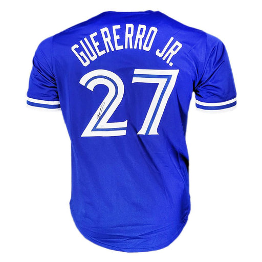 Vladimir Guerrero Jr Signed Toronto Blue Baseball Jersey (JSA) - RSA