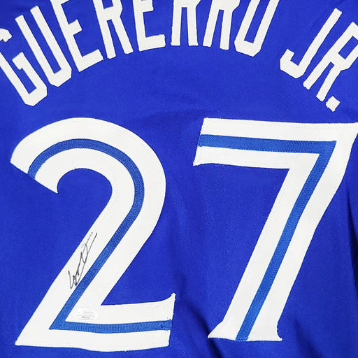 Vladimir Guerrero Jr Signed Toronto Blue Baseball Jersey (JSA) - RSA