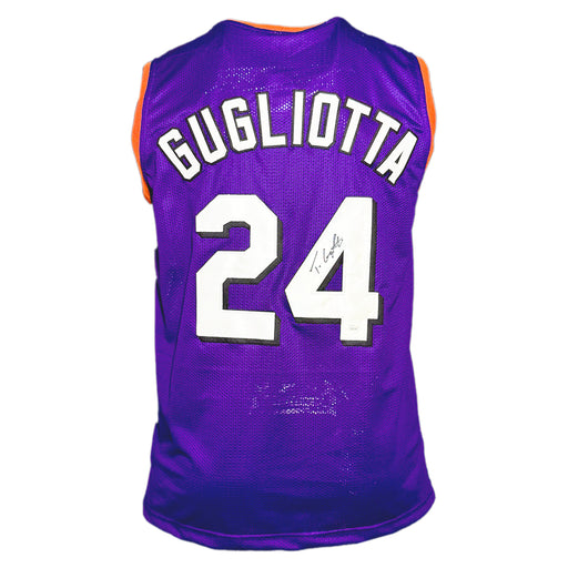 Tom Gugliotta Signed Phoenix Purple Basketball Jersey (JSA)