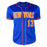 Luis Guillorme Signed LFGM Inscription New York Blue Baseball Jersey (JSA)