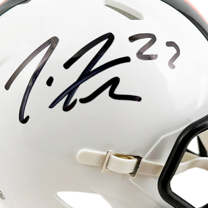 Joe Haden Signed Cleveland Browns Alt 2023 Speed Mini Football Helmet (JSA)