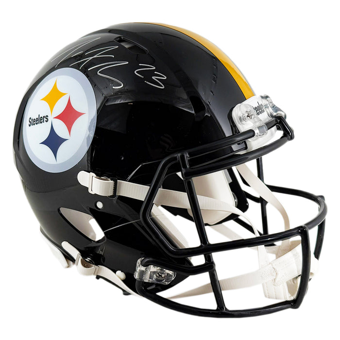 Joe Haden Signed Pittsburgh Steelers Authentic Speed Full-Size Football Helmet (JSA)