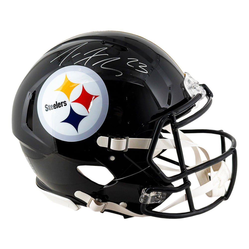 Joe Haden Signed Pittsburgh Steelers Authentic Speed Full-Size Football Helmet (JSA)