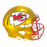 Tamba Hali Signed Kansas City Chiefs Flash Full-Size Replica Football Helmet (Beckett)