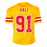 Tamba Hali Signed Kansas City Yellow Football Jersey (Beckett)
