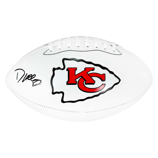 Dante Hall Signed Kansas City Chiefs Official NFL Team Logo Football (JSA)