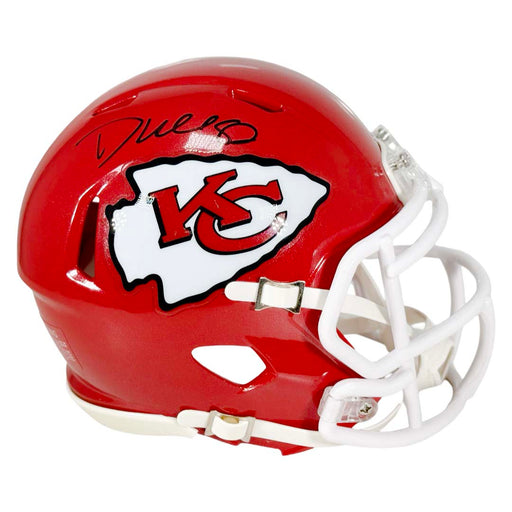 Dante Hall Signed Kansas City Chiefs Speed Mini Football Helmet (JSA)