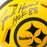 Jack Ham Signed HOF 88 Inscription Pittsburgh Steelers Rave Mini Football Helmet (Beckett)