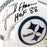Jack Ham Signed HOF 88 Inscription Pittsburgh Steelers Salute to Service 2024 Mini Football Helmet (Beckett)