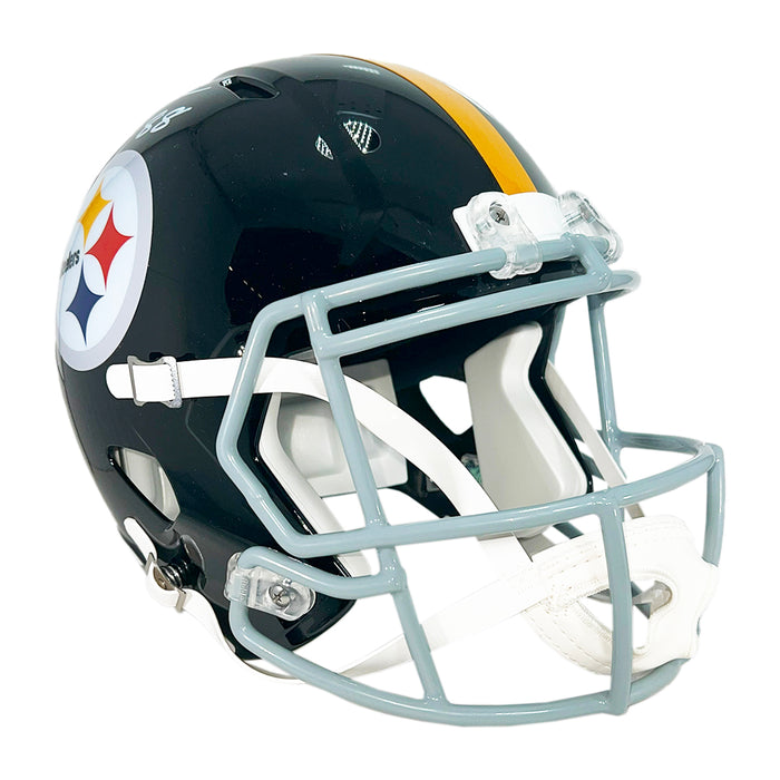 Jack Ham Signed HOF 88 Inscription Pittsburgh Steelers Throwback 63-76 Speed Full-Size Replica Football Helmet (Beckett)