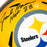Jack Ham Signed HOF 88 Inscription Pittsburgh Steelers Throwback Gold Speed Full-Size Replica Football Helmet (Beckett)