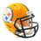 Jack Ham Signed HOF 88 Inscription Pittsburgh Steelers Throwback Gold Speed Mini Football Helmet (Beckett)