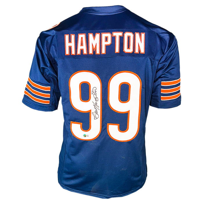 Dan Hampton Signed Chicago Navy Football Jersey (Beckett)