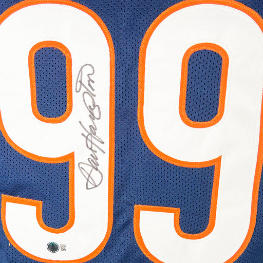 Dan Hampton Signed Chicago Navy Football Jersey (Beckett)