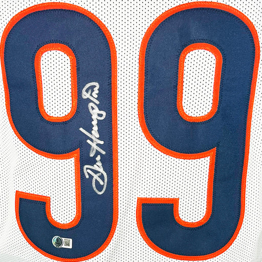 Dan Hampton Signed Chicago White Football Jersey (Beckett)