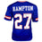 Rodney Hampton Signed ROH 2022 Inscription New York Royal Blue Football Jersey (Beckett)