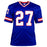 Rodney Hampton Signed ROH 2022 Inscription New York Royal Blue Football Jersey (Beckett)
