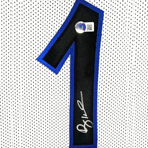 Anfernee Penny Hardaway Signed Orlando White Basketball Jersey (Beckett) - RSA