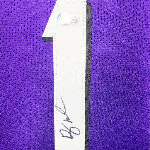 Anfernee Penny Hardaway Signed Phoenix Purple Basketball Jersey (Beckett) - RSA
