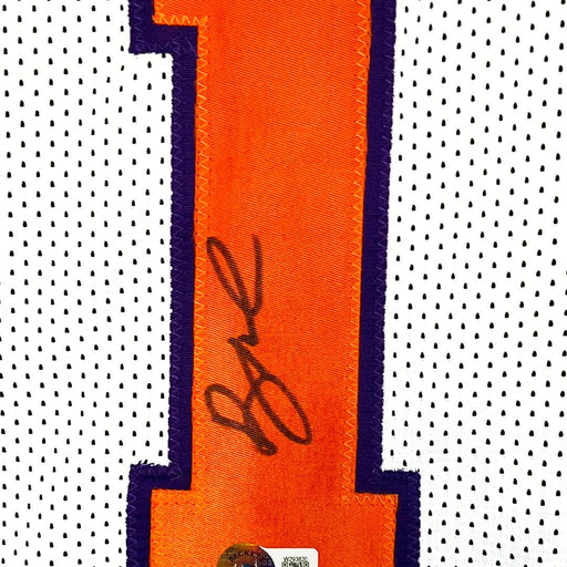 Anfernee Penny Hardaway Signed Phoenix White Basketball Jersey (Beckett) - RSA