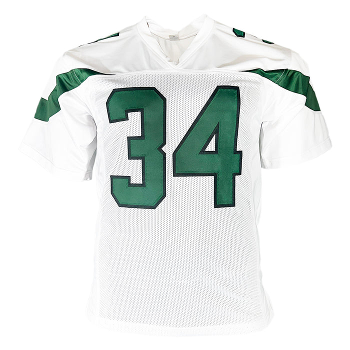 Justin Hardee Sr Signed New York White Football Jersey (Tristar)