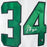 Justin Hardee Sr Signed New York White Football Jersey (Tristar)