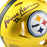 Franco Harris Signed Pittsburgh Steelers Blaze Mini Football Helmet (Beckett)