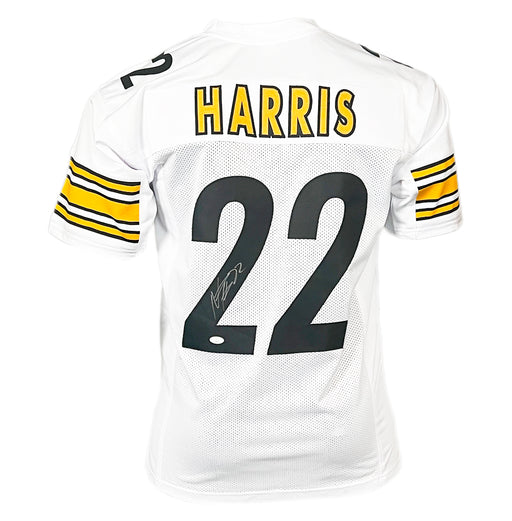 Najee Harris Signed Pittsburgh White Football Jersey (JSA)