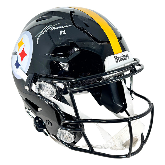 James Harrison Signed Pittsburgh Steelers Authentic SpeedFlex Full-Size Football Helmet (Beckett)