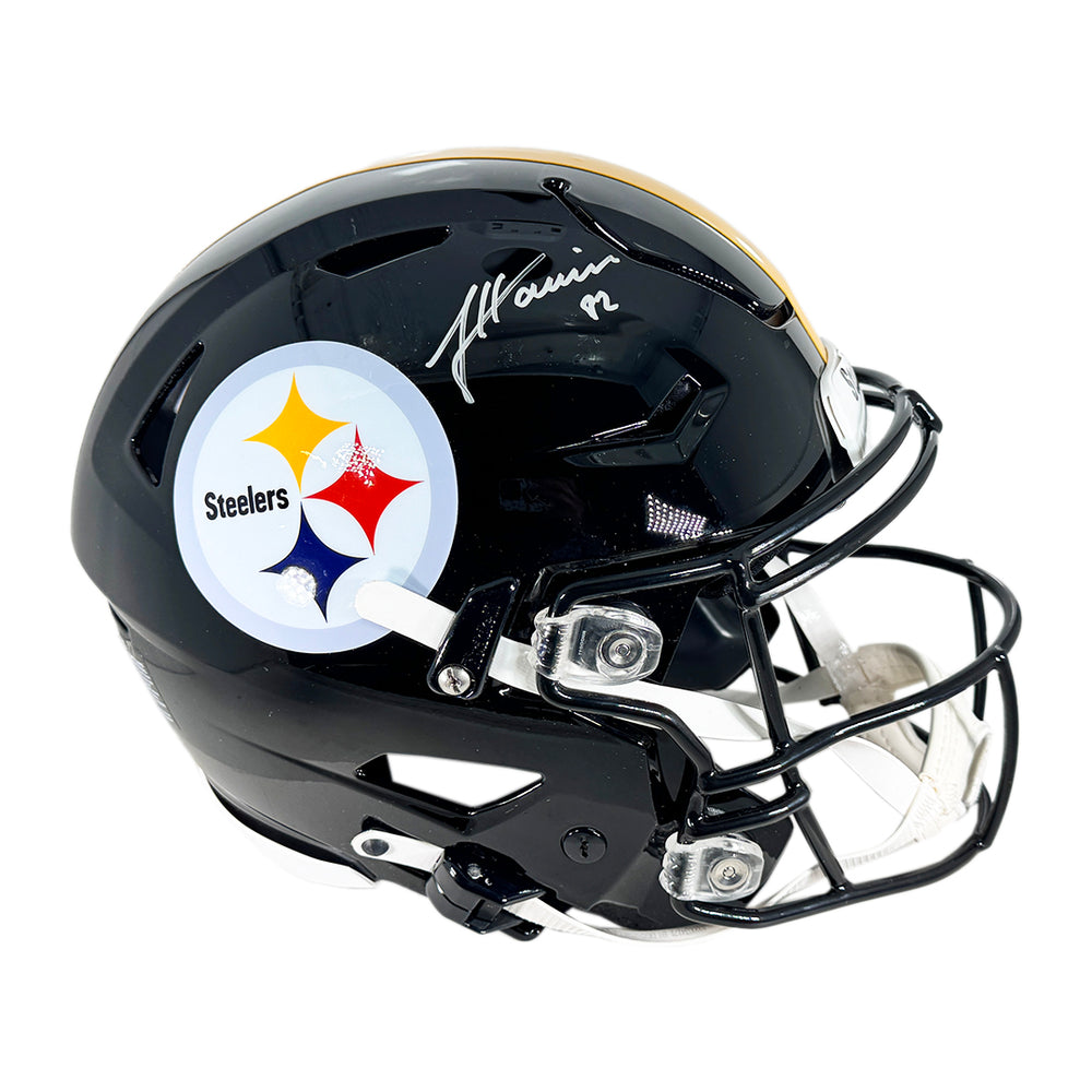 James Harrison Signed Pittsburgh Steelers Authentic SpeedFlex Full-Size Football Helmet (Beckett)