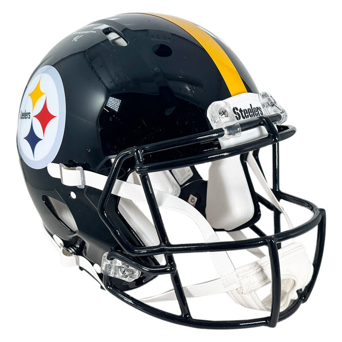 James Harrison Signed Pittsburgh Steelers Authentic Speed Full-Size Football Helmet (Beckett)