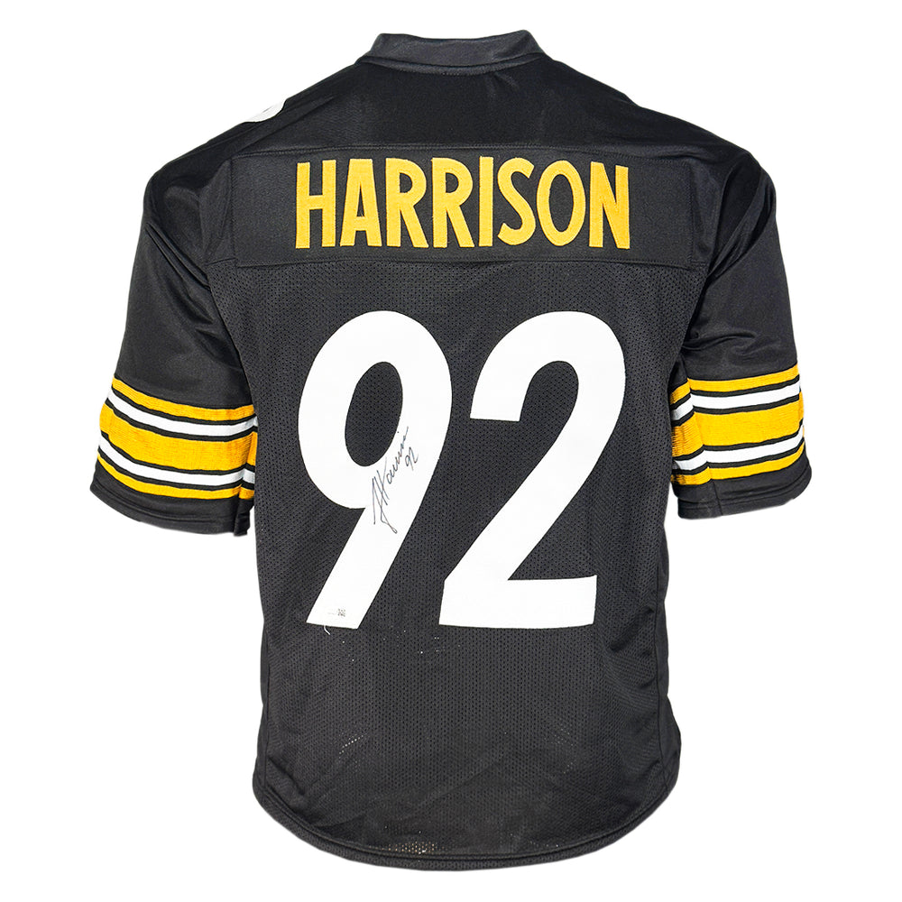 James Harrison Signed Pittsburgh Black Football Jersey (JSA)