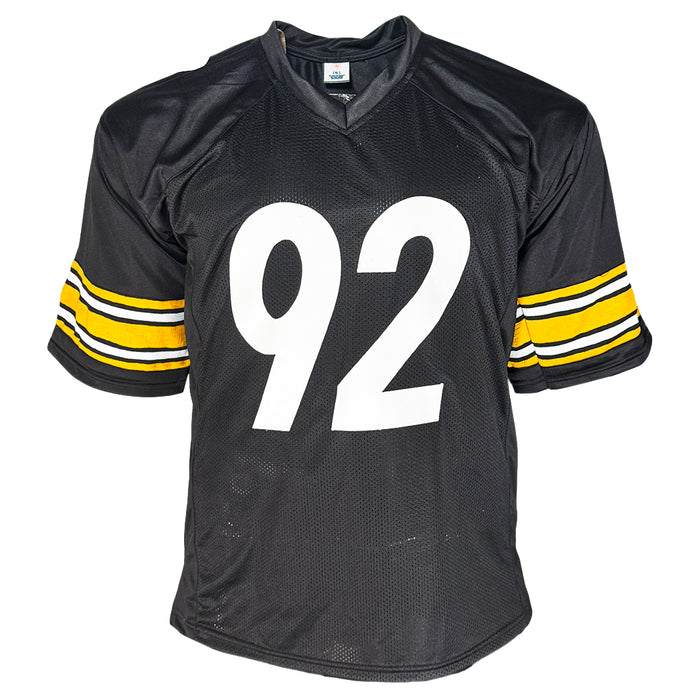 James Harrison Signed Pittsburgh Black Football Jersey (JSA)