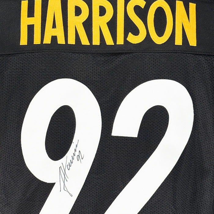 James Harrison Signed Pittsburgh Black Football Jersey (JSA)