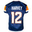 RJ Harvey Signed Denver Navy Game Style Football Jersey (JSA)
