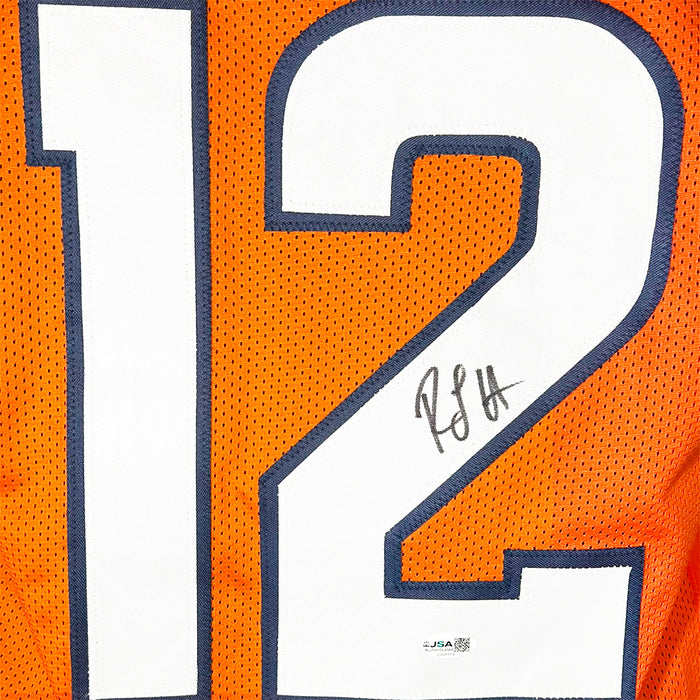 RJ Harvey Signed Denver Orange Game Style Football Jersey (JSA)