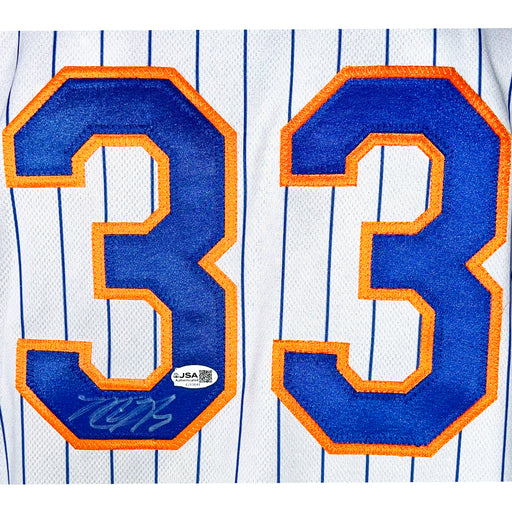 Matt Harvey Signed New York Pinstripe Baseball Jersey (JSA)