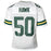 A.J. Hawk Signed Green Bay White Football Jersey (Beckett)