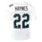 Michael Haynes Signed HOF 97 Inscription Los Angeles White Football Jersey (Beckett)
