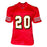 Garrison Hearst Signed Go Niners! Inscription San Francisco Red Football Jersey (Beckett)