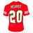 Garrison Hearst Signed San Francisco Red Football Jersey (Beckett)